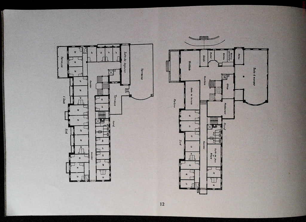 Grand Hotel Bristol floor plans